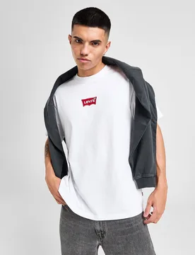 Mens LEVI'S Maglia Badge Batwing - Bianco, bianco bianco Uomo taglia XS - Levis - FashionsVida