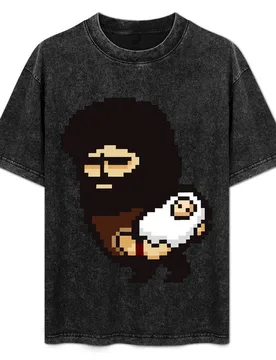 LISA The Painful Brad Armstrong with Baby Buddy T-Shirt Basic Solid Color Short Sleeve Cotton Top - Aliexpress - FashionsVida