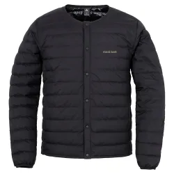 Superior Down Round Neck Jacket Schwarz L