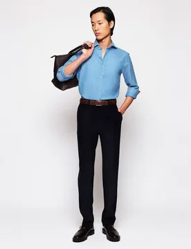 Pantalón hombre regular pana fina algodón strech - Mirto - FashionsVida
