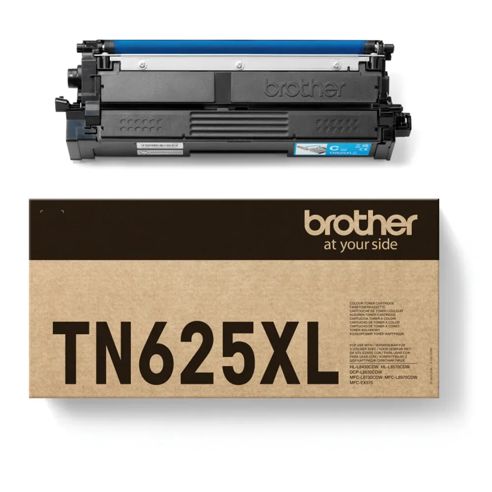 Ink Toner Tn625xlc Cyan One Size unisex - Brother - FashionsVida