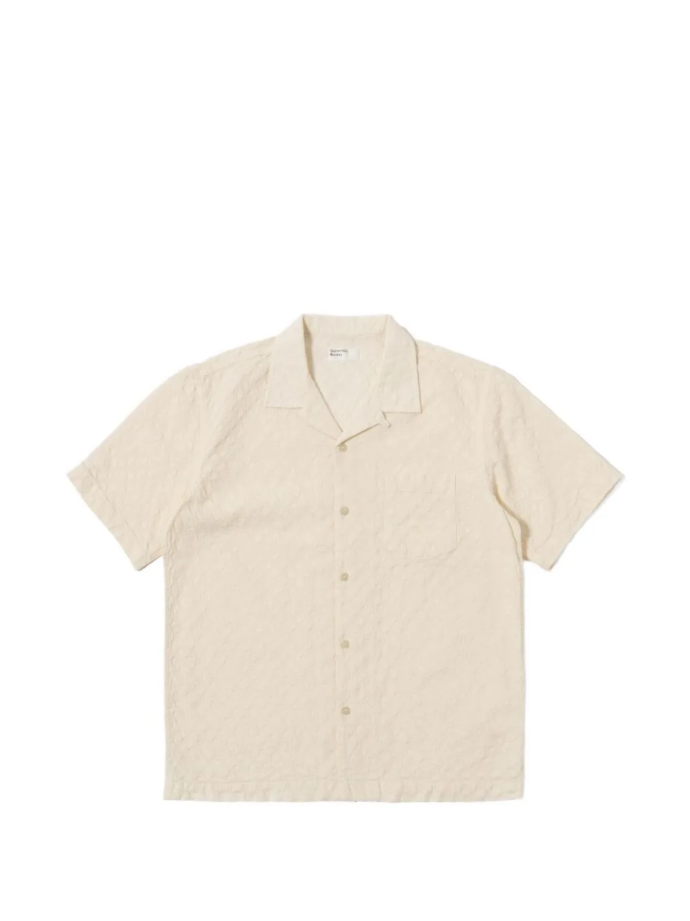 Camicia beige uomo maniche corte - Universal Works - FashionsVida