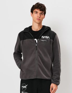 Sinsay - Felpa NASA - grigio scuro