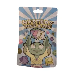 Mystery Dice & Pin Bag: A Full Set of Matching Polyhedral Dice & Pin