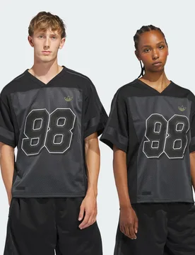 MAGLIA SKATEBOARDING x TYSHAWN FOOTBALL XL Black / Iron Metallic / Carbon - Adidas - FashionsVida