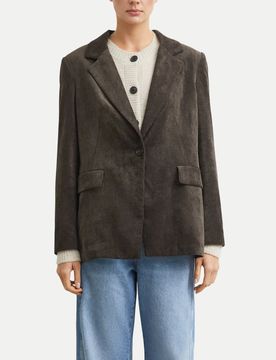 Regular-Fit Blazer mit Pattentaschen Braun 44