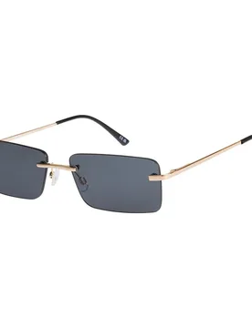 Occhiali Da Sole Rayline Shiny Gold / Grey One Size - Dot Dash - FashionsVida