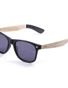 Beach Wood Polarized Sunglasses Frame Black-Arms Wood White-Black / Smoke Frame Black-Arms Wood White-Black / Smoke/CAT3 Men,Women - Ocean Sunglasses - FashionsVida