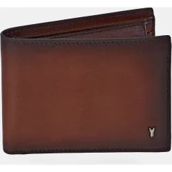Cartera vertical de hombre en piel vegetal