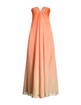 Vestido largo Mujer Naranja 36 Mujer