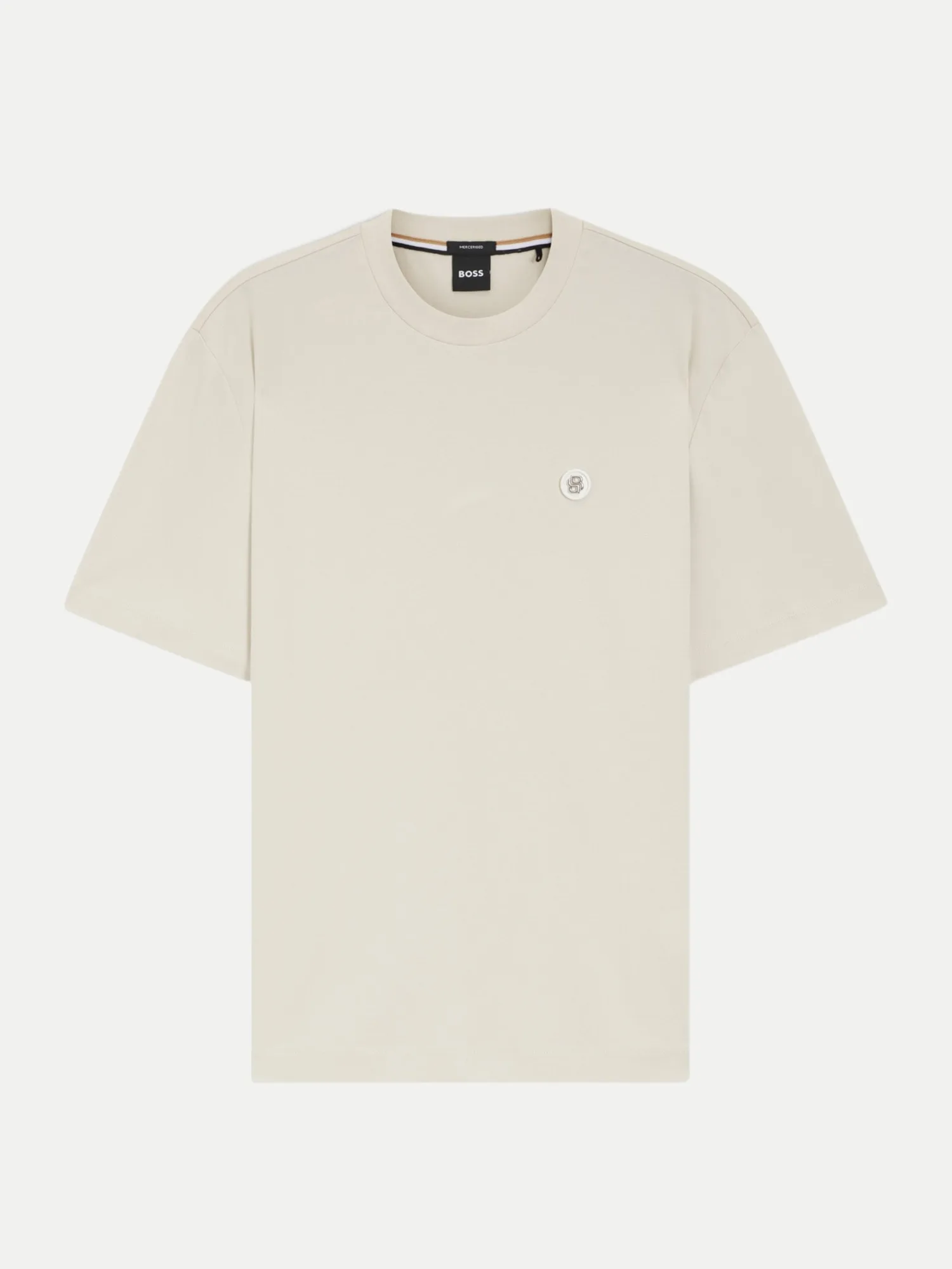 Boss Black T-Shirt C-Taut Beige L - BOSS - FashionsVida