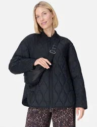 On The Move Lightweight Quilted Jacket Black female