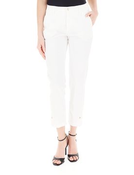 Pantalone a sigaretta LIU JEANS PANNA 25