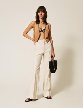 Twinset Pantalon ample en bull