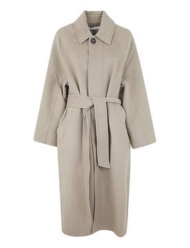 Cappotto lungo con cintura