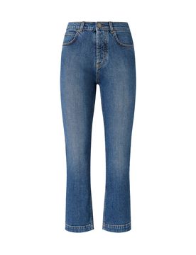 Women's Medium-Wash Denim Jeans