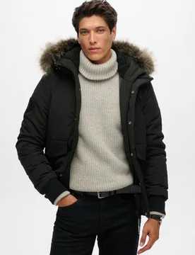 Superdry Herren Schwarz Bomberjacke Gesteppt, Größe: Xxl - Größe: Xxl - 189.99 - FashionsVida