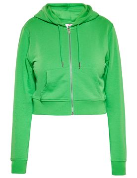 MYMO Sudadera con cremallera lima