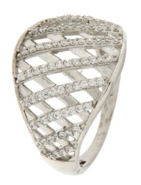 Anello Donna Oro Bianco GL100900