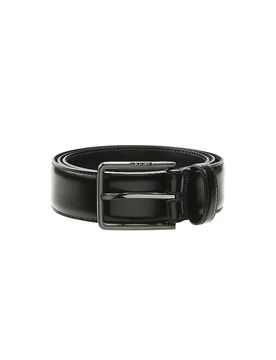 Joop Cinturón de cuero negro 105