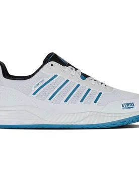 Ultra Court Padel Shoes White / Black / Blue Moon UK 8 - K-swiss - FashionsVida