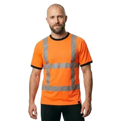 T-shirt à Manches Courtes High Visibility Orange S