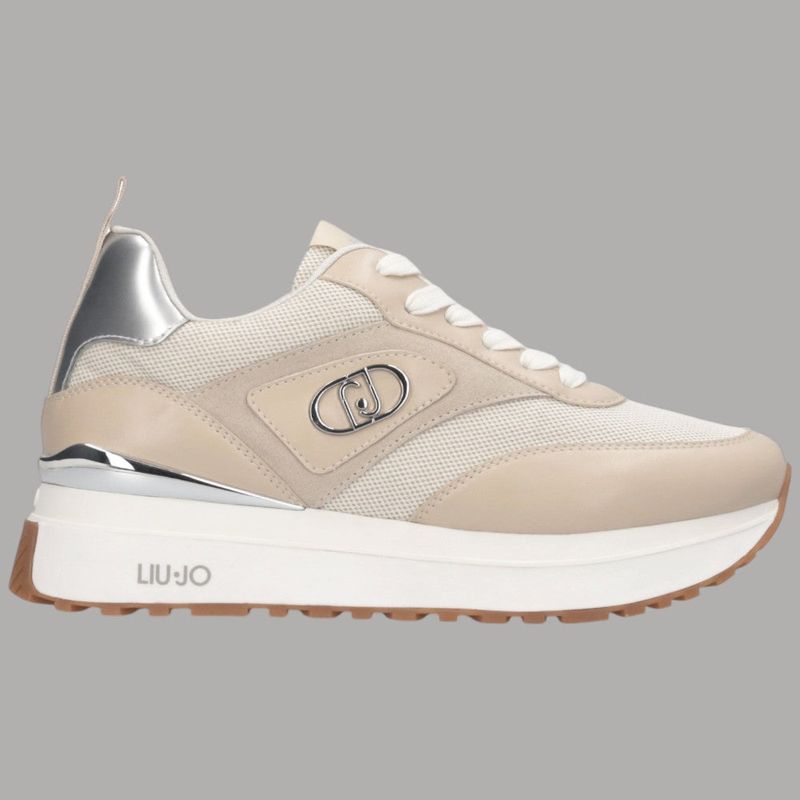 Scarpe : Sneakers Beige Platform Ultra Comode e di Tendenza