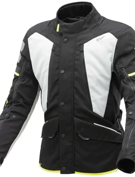 Giacca Moto Tessuto 3 Strati T-ur HIMALAYA Nero Grigio Chiar taglia XL - Tucano Urbano - FashionsVida