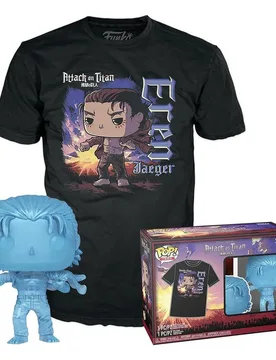 Figurine D´eren Et T-shirt à Manches Courtes L´attaque Des Titans Multicolor M unisex - Funko - FashionsVida