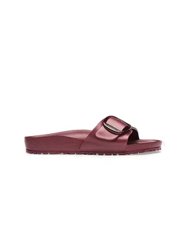 Pantolette MADRID BIG BUCKLE rosso scuro 36 - Birkenstock - FashionsVida