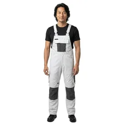 Combinaison Avec Poches Pour Genouillères Unique 12169 White / Dark Anthracite 50