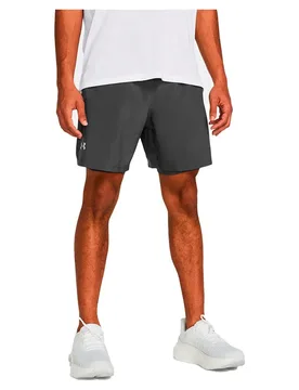 Launch 7in 2-in-1 Shorts Castlerock / Castlerock / Reflective L Men - Under armour - FashionsVida
