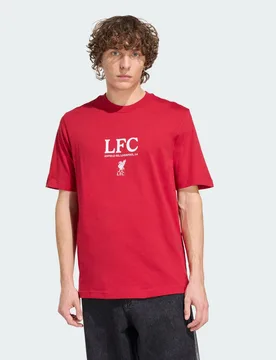 T-shirt stagionale con grafica del Liverpool FC M Strawberry Red - Adidas - FashionsVida