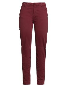 Pantalones Mujer Burdeos 25 Mujer