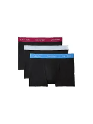 Pantalones paquete de 3, rojo azul oscuro L