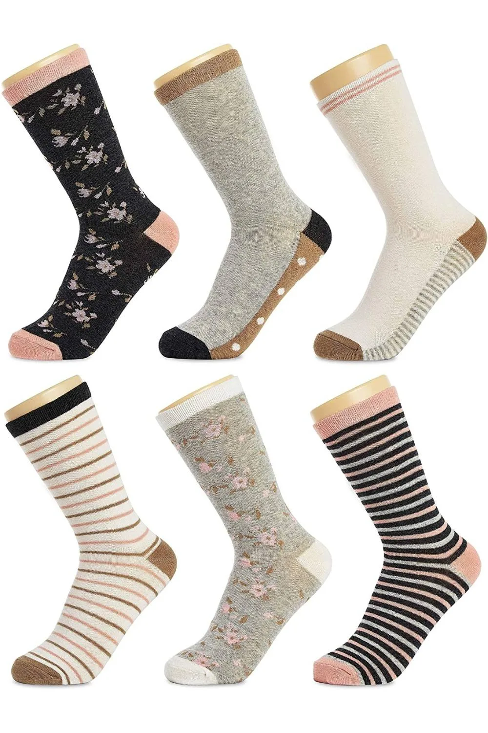 Socks 6 Pack - Multicolor - Size: One Size - CityComfort - FashionsVida