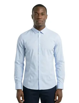 Chemise à Manches Longues Prparma Cashmere Blue M