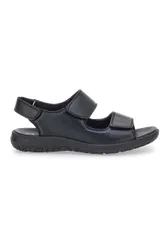 Sandali Neri Con Strappi in Velcro 102 45