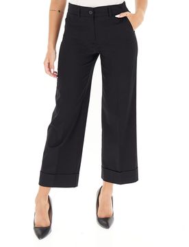 LINKS Pantalone wide leg NERO 40