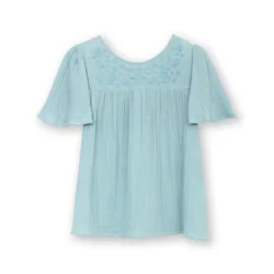Kite Netherhay Muslin Blouse Soft Aloe