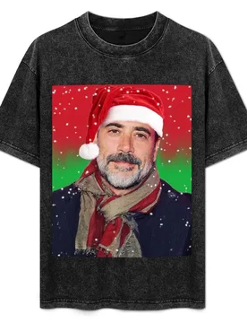 Jeffrey Dean Morgan- christmas T-Shirt Basic Casual Short Sleeve Cotton Shirt - Aliexpress - FashionsVida