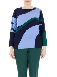 Maglia maniche 3/4 AZZURRO M