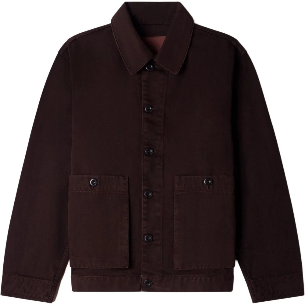 Cazadora vaquera de hombre estilo worker con bolsillos - sandro - FashionsVida