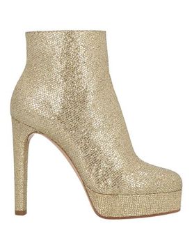 Botines de caña alta Mujer Oro 40 Mujer
