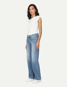 Jeans River Straight Fit Blau 31 - Gang - FashionsVida