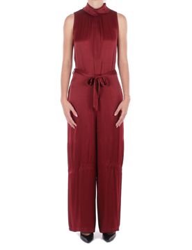 MANILA GRACE Pantaloni Burgundi