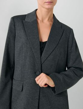 Blazer stretto in vita - grigio scuro