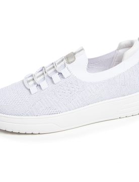 Baskets slip-on talon plateforme Blanc blanc 41