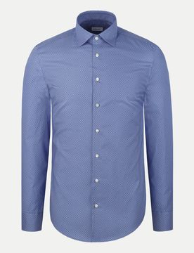 Business Hemd mit Kent-Kragen Blau 41