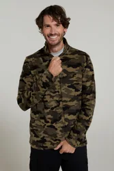 Camber II Mens Half-Zip Fleece - Green - Green - Size: XXL